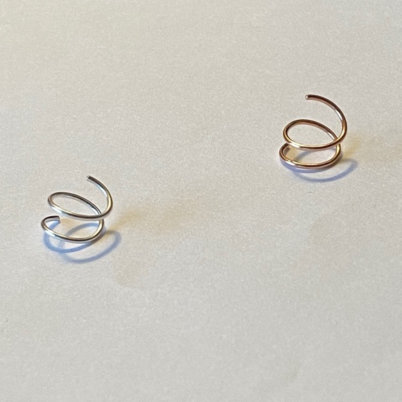 🌟Double Nose Ring/Hoop for SINGLE Piercing - Picture 7 of 7